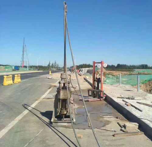 秭归公路高聚物注浆加固